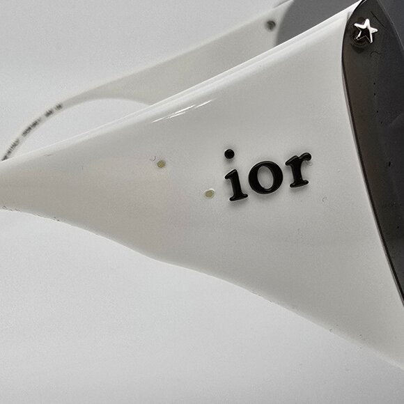 Christian Dior Ski 1 9A5 White Frame Grey Lens Sunglasses w/ Case Italy 141mm - Picture 7 of 12